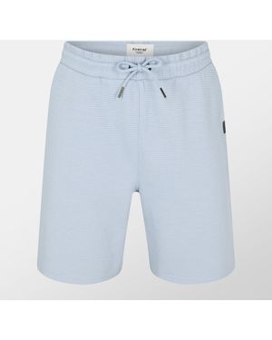 Firetrap Waffle Fleece Jogger Shorts - Blue