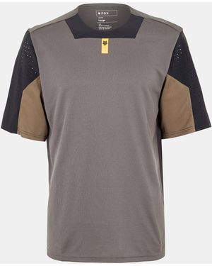 Fox Defend Short Sleeve Jersey - Grey