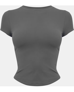 Represent Rep Baby T-Shirt, 90S-Inspired Fitted - Grey