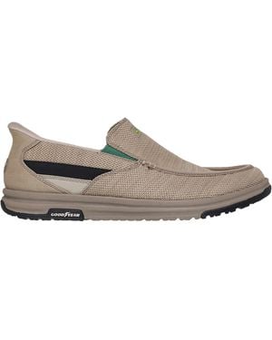 Skechers Moc Toe Formal Shoes - Grey