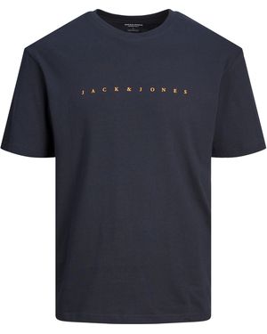 Jack & Jones Jack+ Star T-Shirt Plus Size - Blue