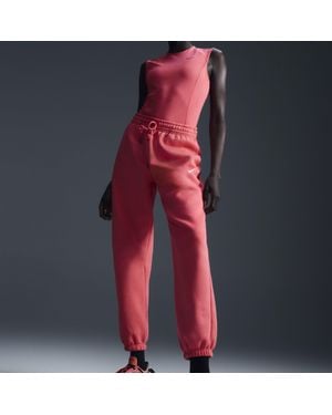 Nike Phoenix Fleece Joggers - Red