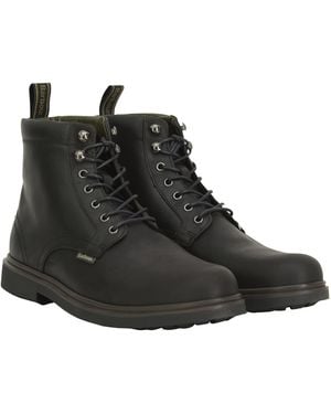 Barbour Bellister Leather Chukka Boots - Black