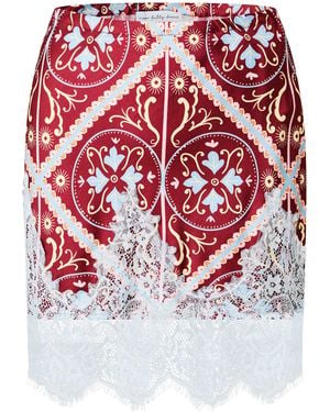 Never Fully Dressed Maeva Mini Skirt - Red