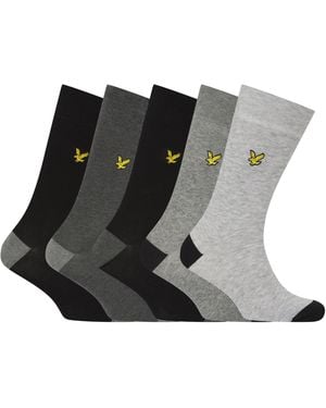 Lyle & Scott Crew Socks - Black