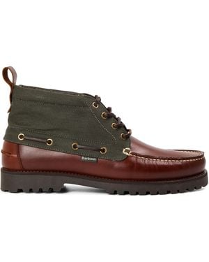 Barbour Harle Mid Leather Chukka Boots - Multicolour
