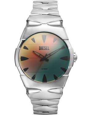 DIESEL D-Sruptor Three-Hand Stainless Steel Watch - Metallic