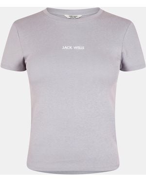 Jack Wills Baby Tee - Purple