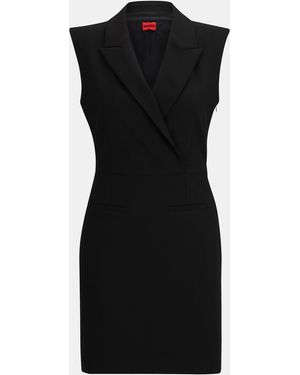 HUGO Kamilias Wrap Dress - Black