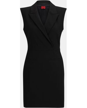 HUGO Kamilias Wrap Dress - Black