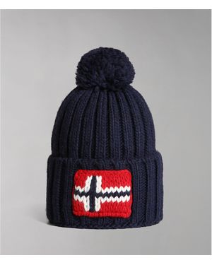 Napapijri Semiury Beanie Hat Adults - Blue
