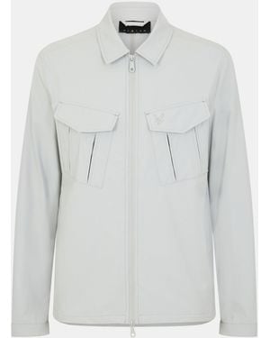 Lyle & Scott Pocket Button-Through Overshirt - Grey