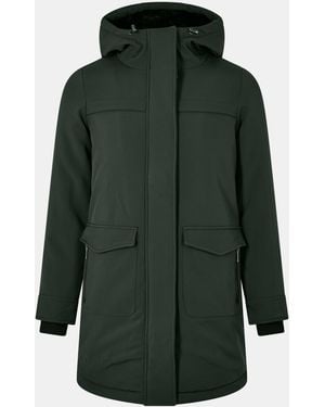 ONLY Hooded Long Weather-Resistant Parka - Green