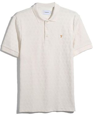 Farah Short Sleeve Polo Shirt - White