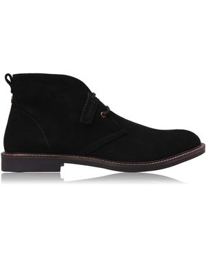 Farah Briggs Desert Boots - Black
