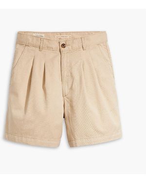 Levi's Levi's Pleated Trouser Short Deep Lic - Natural