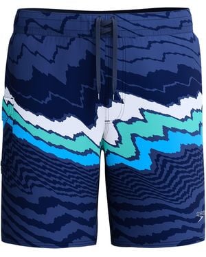 Speedo The Lookout Printed Boardshorts - Blue