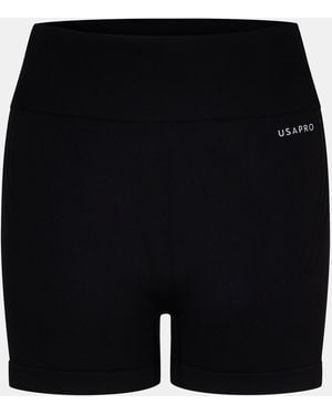 Usa Pro Usap Seamless 3 Inch Shorts - Black