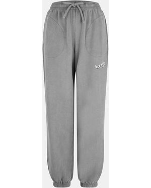 Jack Wills Open Hem Fleece Joggers - Grey