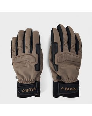 BOSS Technical Cold Weather Ski Gloves - Natural
