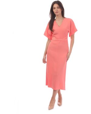 BOSS Dawinga Swing Style Dress - Red