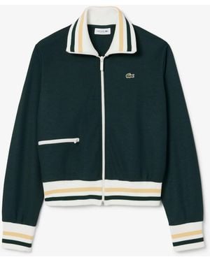 Lacoste Breathable Tracksuit Top - Black
