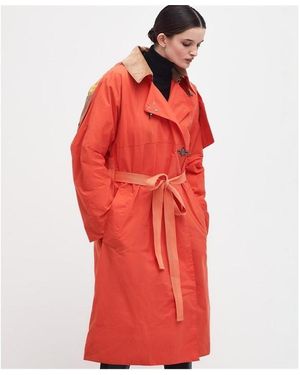 Barbour X Roksanda Vita Showerproof Trench Coat - Red