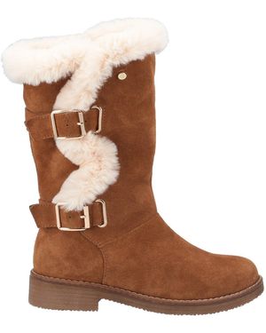Hush Puppies Megan Ladies Mid Boots - Brown