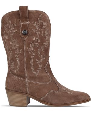 Biba Western Cowboy Boots - Brown