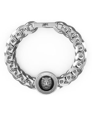 Guess Lion King Chain Bracelets - Metallic