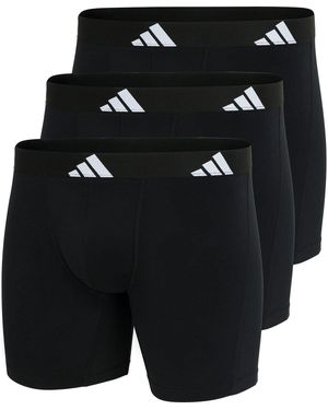 adidas Active Flex Cotton Boxer Brief (3Pk) - Black