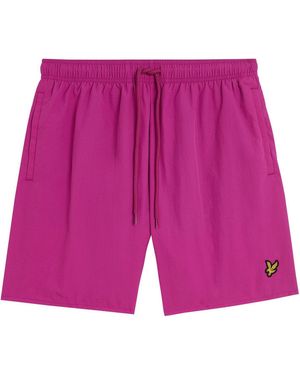 Lyle & Scott Plain Swim Shorts - Pink
