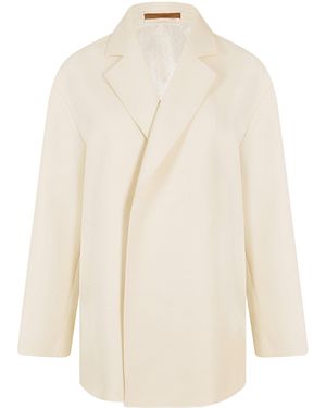 BOSS Cusana Overcoat - White