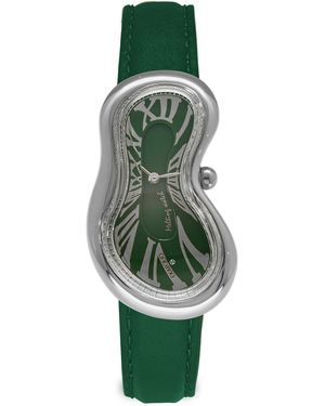 Exaequo Melting Quartz Analogue Watch - Green