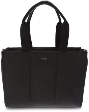 DKNY Paola Commuter Logo Tote Bag - Black