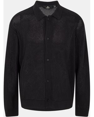 Represent Long Sleeve Plain Shirt - Black