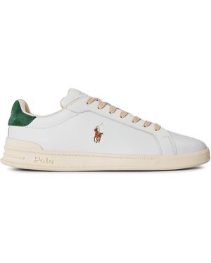 Polo Ralph Lauren Heritage Court Low-Top Trainers - White