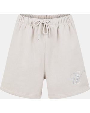 Jack Wills Fleece Jogger Shorts - White