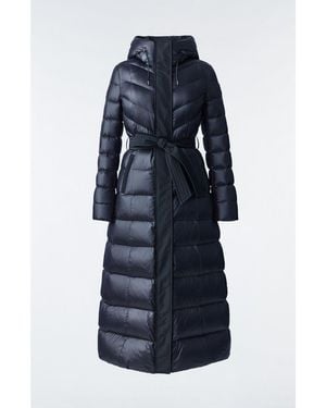 Mackage Calina R Long Puffer Jacket - Blue