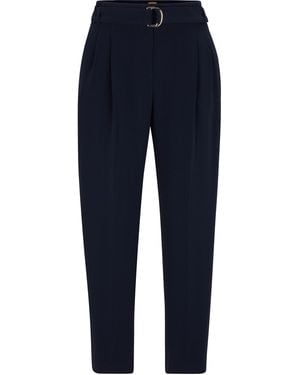 BOSS Tapia Pleated Trousers - Blue