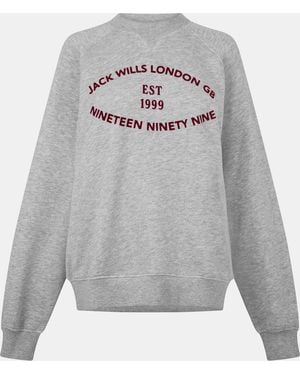 Jack Wills Vintage Crew Sweatshirt - Grey