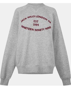Jack Wills Vintage Crew Sweatshirt - Grey