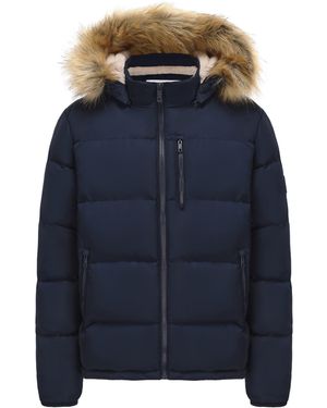 SoulCal & Co California 2 Zip Bubble Jacket - Blue