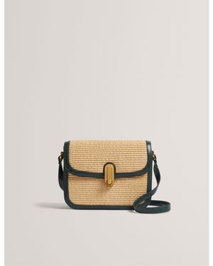 Ted Baker Raffia Cross Body Bag - Multicolour