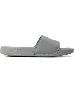 Lacoste Serve Pool Slides - Grey