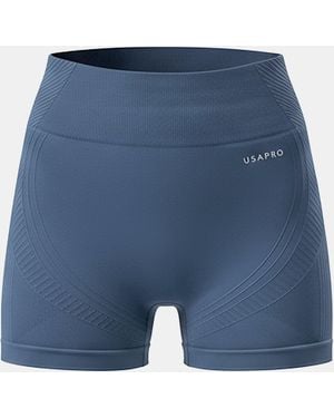 Usa Pro Usap Seamless 3 Inch Shorts - Blue