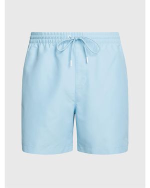 Calvin Klein Medium Tape Swim Shorts - Blue