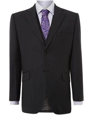 Howick Howard Fine Herringbone Suit Jacket - Blue