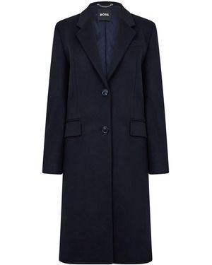 BOSS Catara Formal Coat - Blue