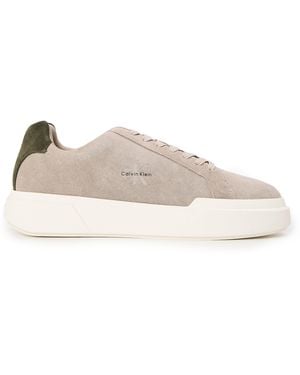 Calvin Klein Chunky Cup Low-Top Trainers - Natural